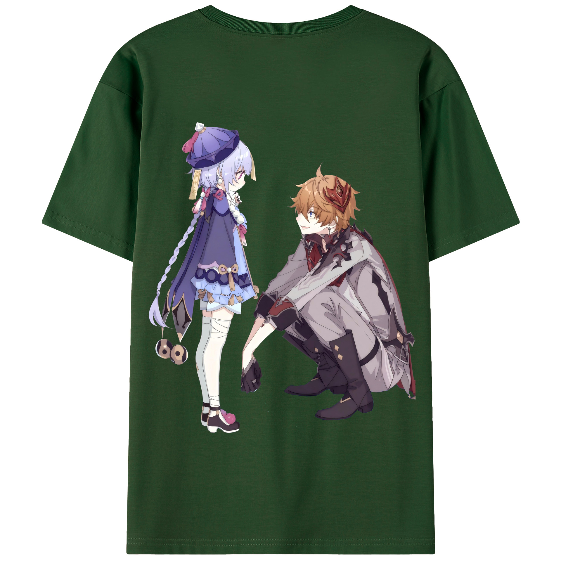 げんし神 七七 なな  genshin Nana 綿100％半袖Tシャツ（背面プリント）